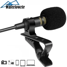 Ordenador karaoke microfono Ordenador / teléfono / cámara Mini micrófono USB portátil externo ojal micrófono altavoz Lapel Lavalier microphone para iPhone PC portátil cámara DSLR