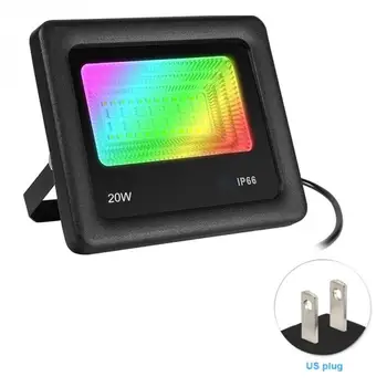 

15W IP66 Waterproof APP Control Wall Colour Changing Garden RGB LED Flood Lights