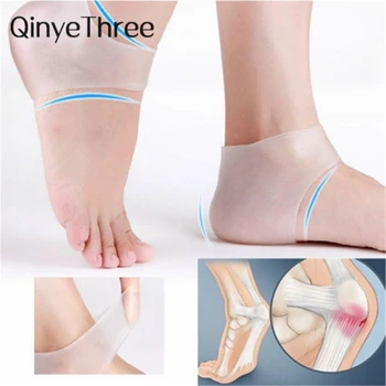 

2018 Fashion Soft Silicone Moisturizing Gel Heel Socks men and women dry crack anti cracking socks Cracked Foot Care Protector