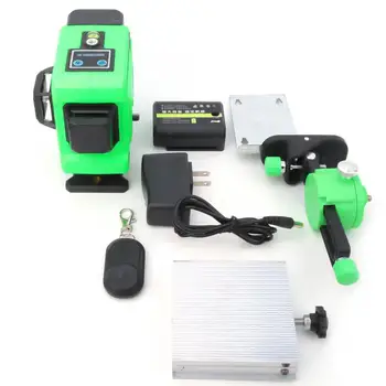 

US Plug 110-240V Line Level High Accuracy Level Self-leveling Line Level 12 Line Horizontal Vertica