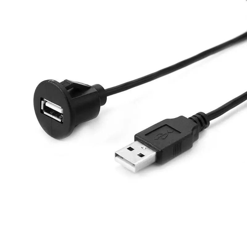 VODOOL 1m универсальный автомобильный видеорегистратор заподлицо USB 2 0 мужского и