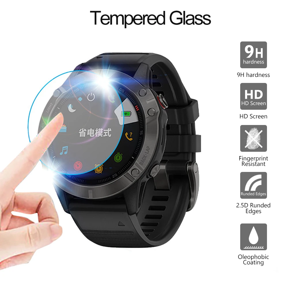 3-Pack Premium 9H Tempered Glass Screen Protector Film - Transparent
