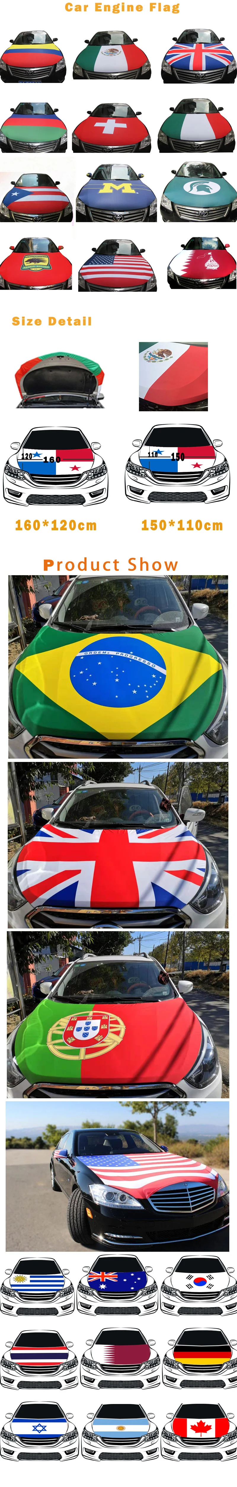 Дизайн, высокое качество, горячая распродажа, Национальный флаг для автомобильного двигателя
