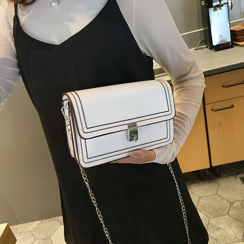 

2019 New Style Korean-style Versatile Mini Shoulder Bag Fashion Chain Shoulder Bag INS GIRL'S Square Sling Bag Women's