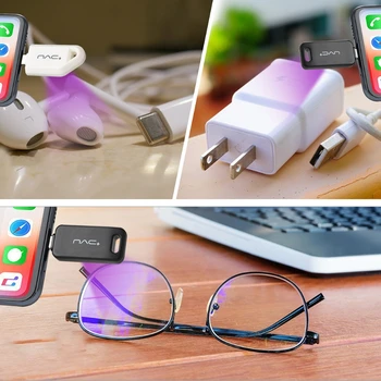 

Mini Portable Mobile Phone LED UV Sanitizer Home Travel UVC Disinfection Light