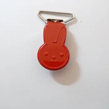 

25pcs 1'' 25mm #36 RED COLOR Rabbit Bunny Shape Suspender Clips