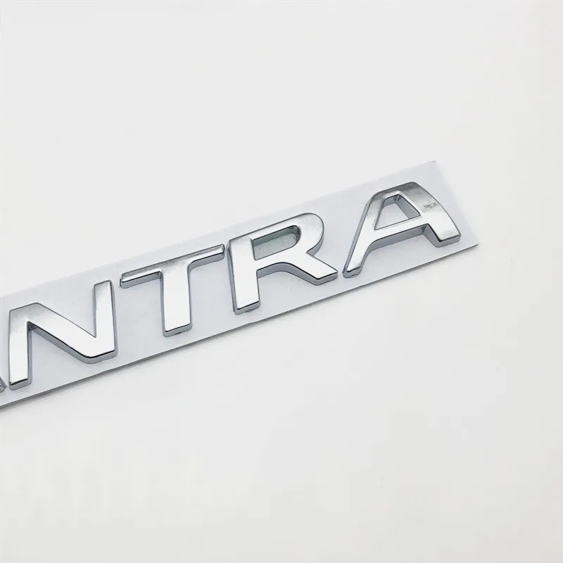 Для hyundai Elantra задний багажник автомобиля буквы значок наклейка на багажник мотоцикла хромированная эмблема переводной Логотип стиль слово для автомобиля ABS хром