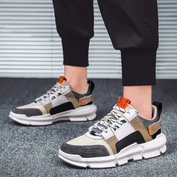 

2020 Spring New Mesh Breathable Men's Casual Shoes Fashion Comfortable Men White Sneakers Lightweight Sapatilhas Homem Hot Sale