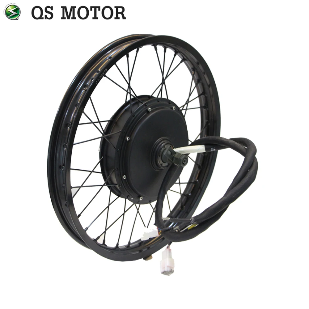 

QSMOTOR 17*1.6 18*1.85 19*1.6inch E-Bike Spoke Hub Motor 205 50H V3/V3I/V3TI With Moped Motorcycle Wheel Rim Laced