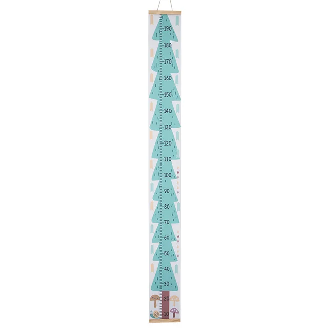 Egyszerű Gyerekek Növekedési Diagramok Baba Magasságú Vonalzó Eltávolítható Vászon Fal Lógó Mérés Északi Lakberendezési Dekoráció - Image 3