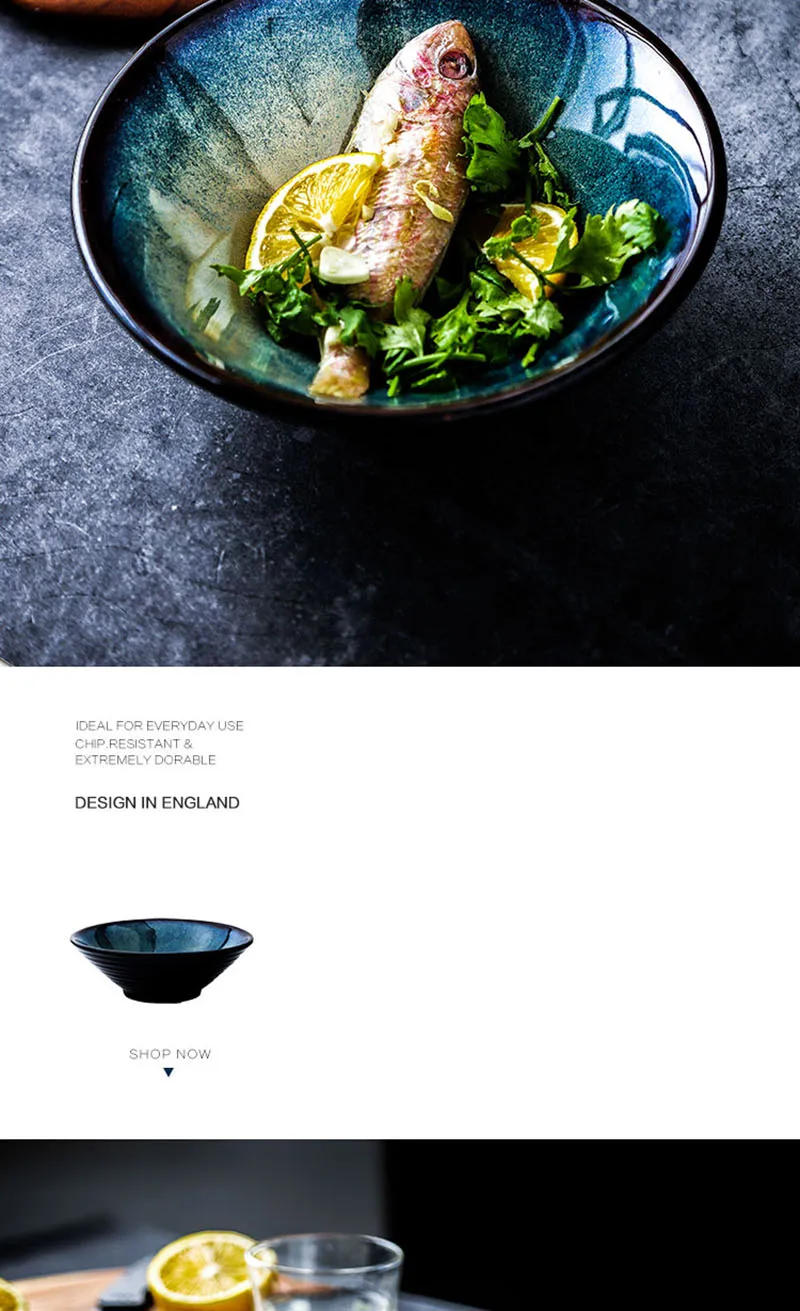 ANTOWALL, японская миска для лапши, бытовая чаша ramen, подглазурная цветная посуда, миска для салата, супа, большой набор чаш быстрого приготовления