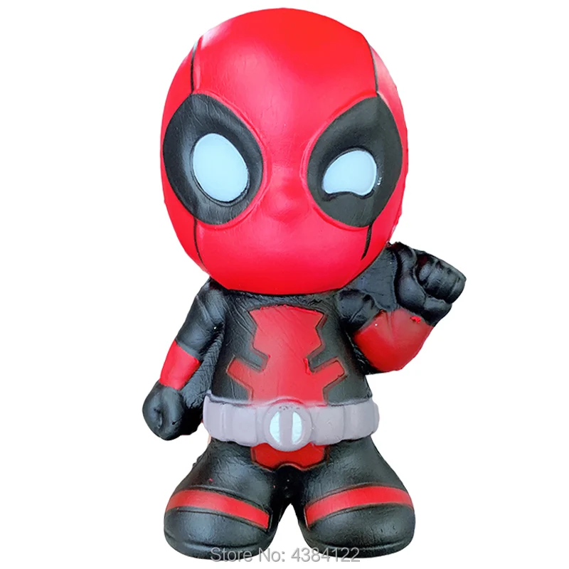 Marvel Мстители мягкие медленно поднимающиеся Дэдпул Jumbo Squishies Kawaii Squeeze антистресс игрушки для детей