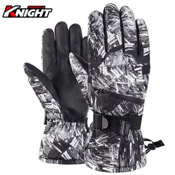 

Winter Ski Gloves Waterproof Men Windproof Motorcycle Riding Gloves Touch Screen Full Finger Snowboard Glove Outdoor Cold-proof