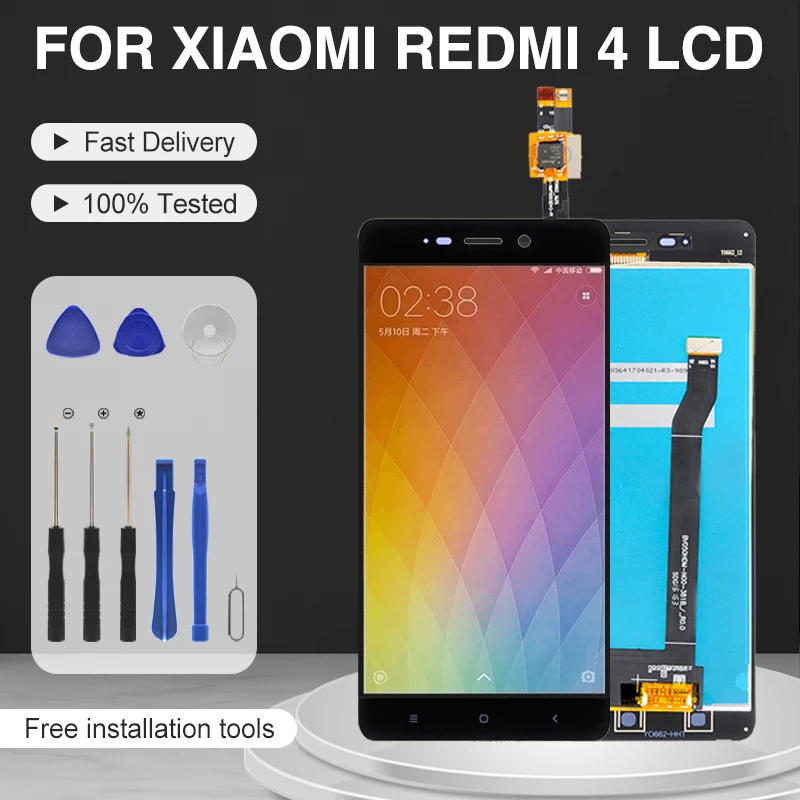 Акция Catteny ЖК-дисплей 5 0 Дюйма 16 Гб ПЗУ для Xiaomi Redmi 4 дисплей с сенсорным экраном