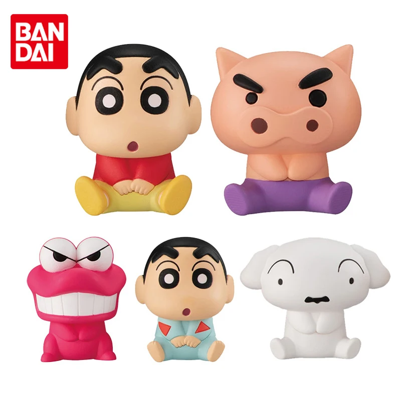 Оригинальные фигурки Bandai acha gcrayon Shin-chan Q Version милые героев аниме игрушки | Игрушки и