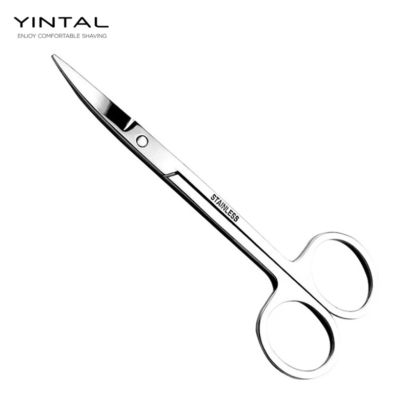 

Eyebrow Scissor Eyebrow Trimmer Eyebrow Eyelashes Nose Hair Scissor Stainless Steel Manicure Scissors Cutter Nail Makeup