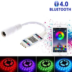 LED Color Controller Bluetooth Remote Control Led For 12V 5050 2835 Strips Light Ribbon Night Infrared 24Key Convert