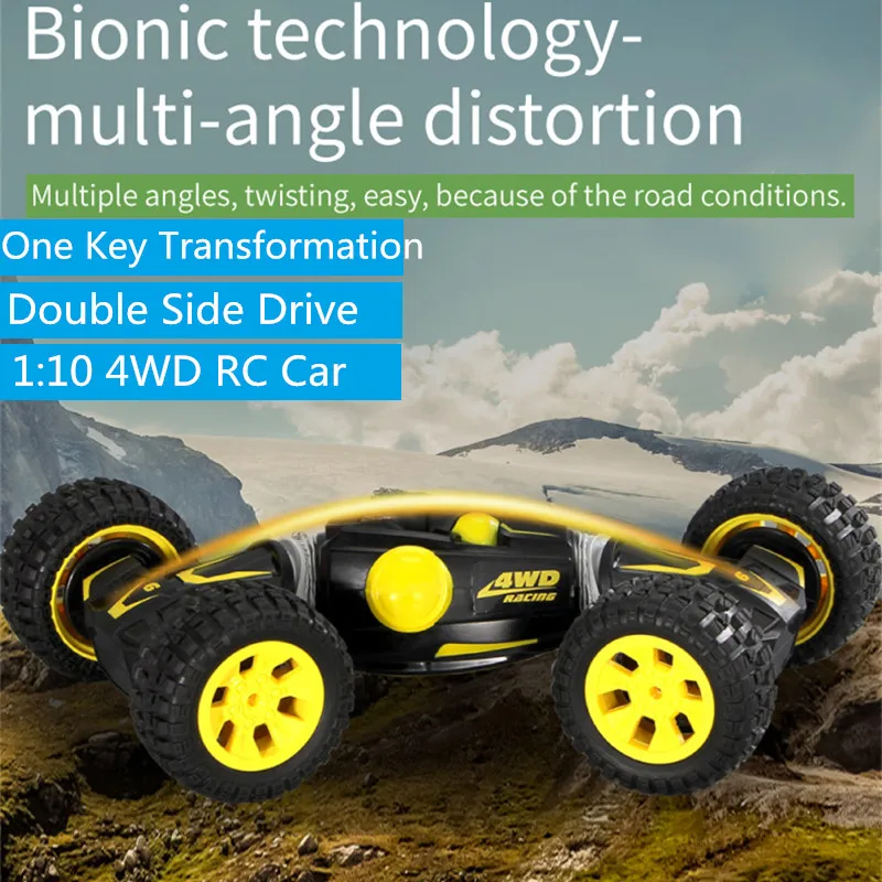 1:10 2 4 ГГц 4WD пульт дистанционного управления автомобиль RC каскадер с одной