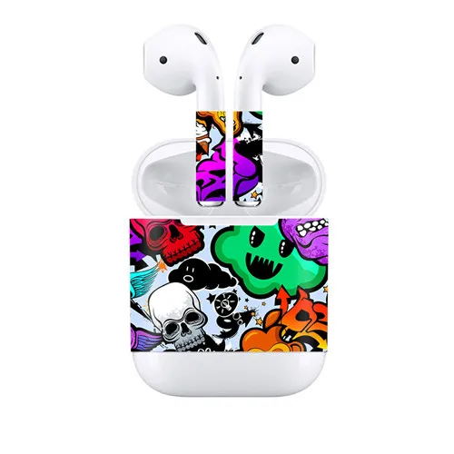 YS-airpods-0005 Новая модная наклейка для Apple Airpods наклейка на кожу виниловая наклейка - Цвет: YS-airpods-0005