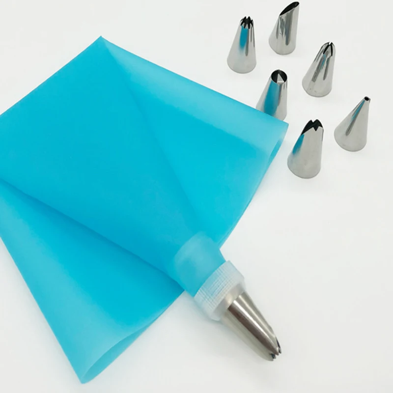 Силиконовый кондитерский мешок наконечники для кухонной глазури крем