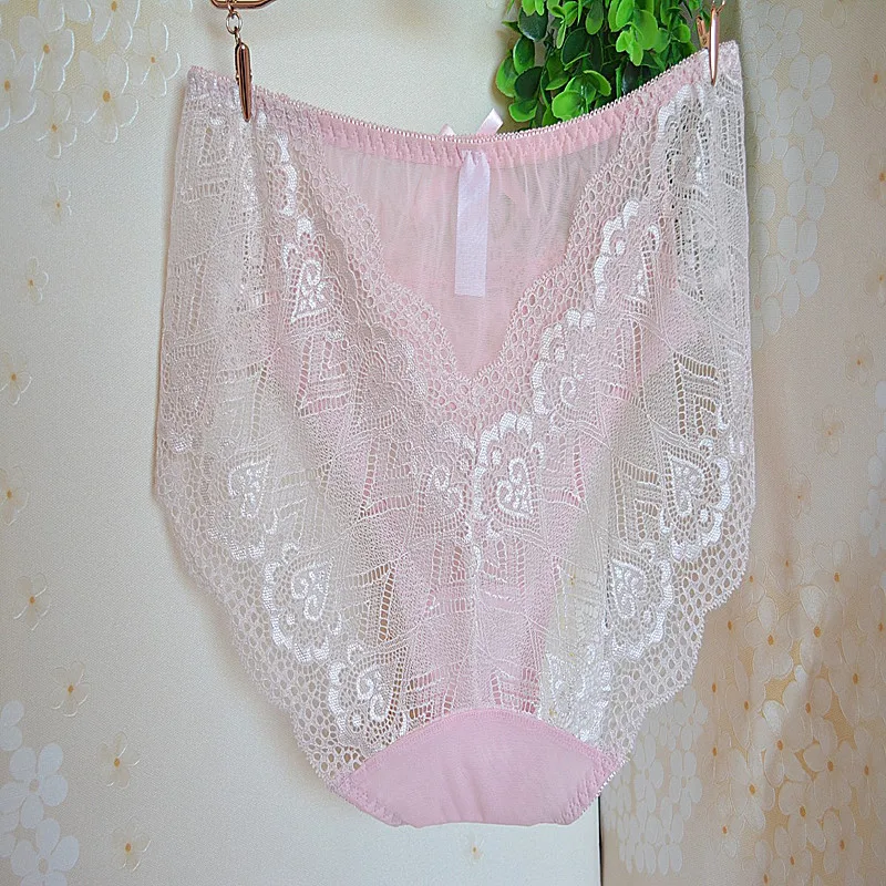 Испортить M-XXXL 4 шт./лот женские кружевные трусики женские трусики Intimates нижнее белье, трусы женские ультра-тонкий нижнее белье