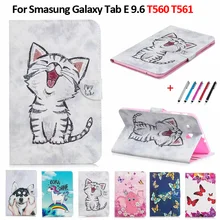 Чехол для Smasung Galaxy Tab E 9,6 T560 SM-T560 T561 милый кот Единорог щенок бабочка чехол для планшета для samsung Tab E 9,6 чехол
