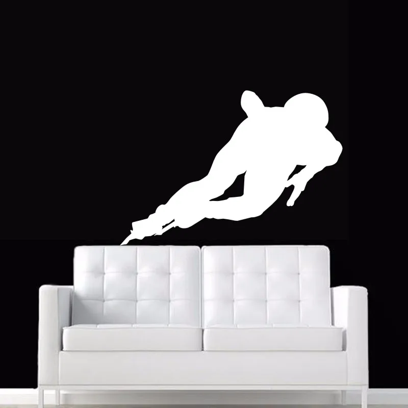 

Speed Skating Car Sticker Decal Skiing Ice Sports Posters Vinyl Wall Decals Pegatina Decor Mural Sticker