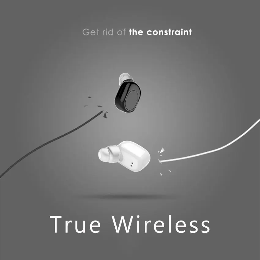 Беспроводные мини-наушники с Bluetooth, музыкальные наушники с громкой связью, наушники с магнитным зарядным устройством USB, базовый наушник с микрофоном для мобильного телефона