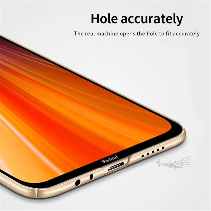 Для Xiaomi Redmi Note 8T чехол ультра тонкий жесткий PC чехол Защитный чехол для телефона для Redmi Note 8T чехол для телефона для Redmi Note 8T