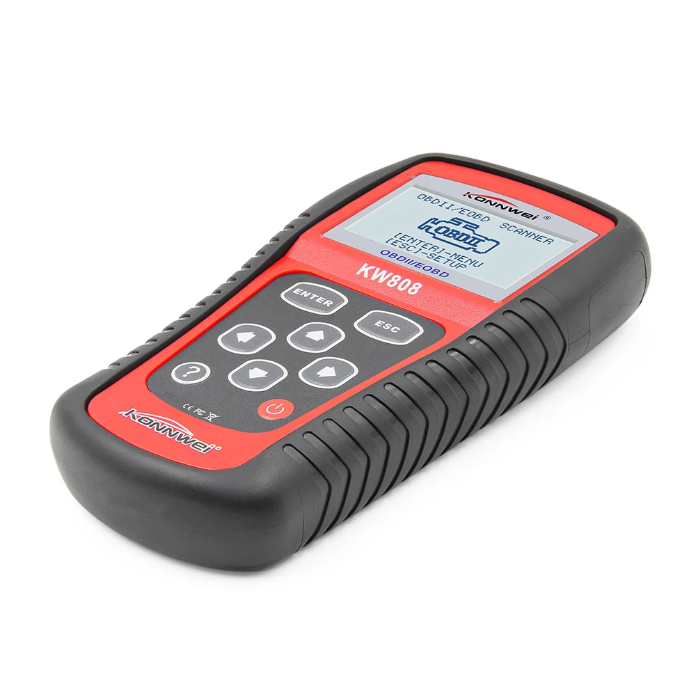 KONNW KW808 EOBD/CAN OBD2 диагностический инструмент OBDII/EOBD автомобильный считыватель кодов и автоматический сканер Автомобильный сканер обнаружения OBD2 сканер
