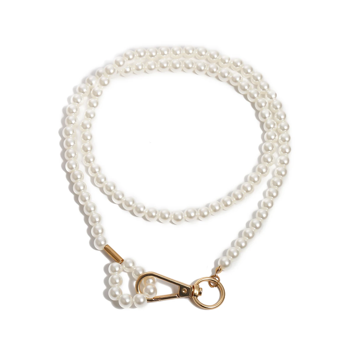 SHIXIN очаровательное модное жемчужное ожерелье-чокер для женщин, многослойное белое ожерелье с бусинами, Женские Ювелирные изделия на шею, колье для женщин