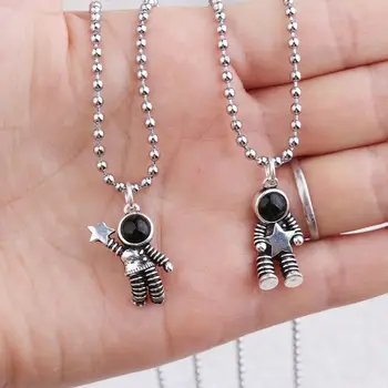 

20pcs Universe Astronaut Antique Silvery Space Man Charms Pendants DIY Handmade Tibetan Silver Findings Jewelry Making