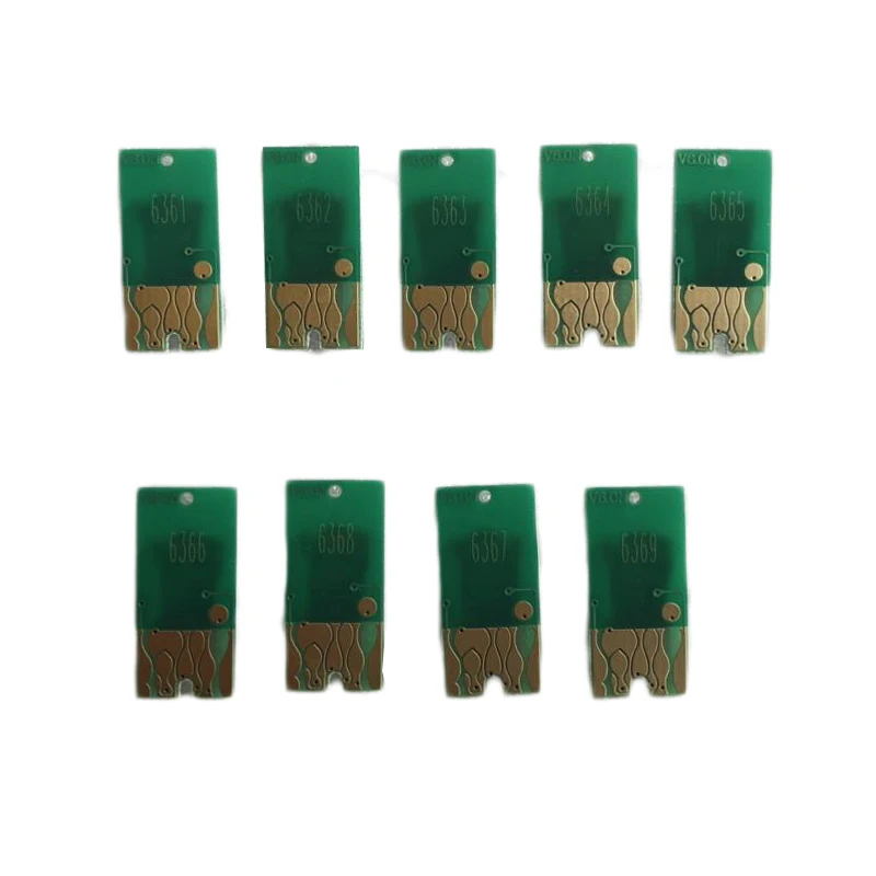 CISSPLAZA 9 шт. 700 мл T6361 - T6369 чип чернильный картридж для epson 7890 9890 pro7890 pro9890 используется