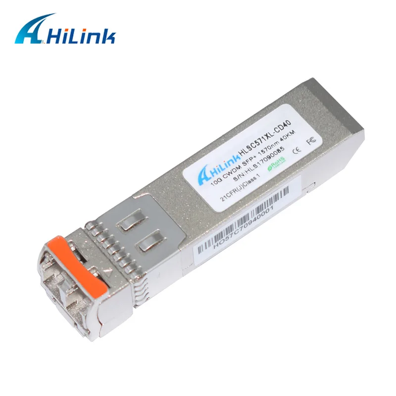 Hilink 10G CWDM SFP+ 40 км дополнительно 1570nm SFP приемопередатчик модуль LC для cwdm mux