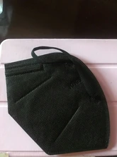 Mascarilla facial higiénica para adultos, máscara KN95 ffp2reutilizable de 5 capas FPP2, CE FFP2 FFP3, color negro