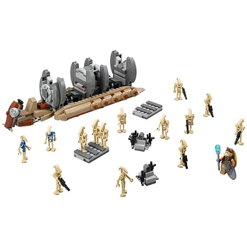 

NEW lepining Star Wars Battle Droid Troop Carrier Fit Star Wars Figures Fighter Model Building Blocks Bricks Toys Boys Gift