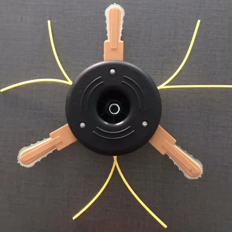 

Lawnmower Dual Use Nylon Hay Mower Blade Head Weeder Working Garden Lawn Accessories Tool