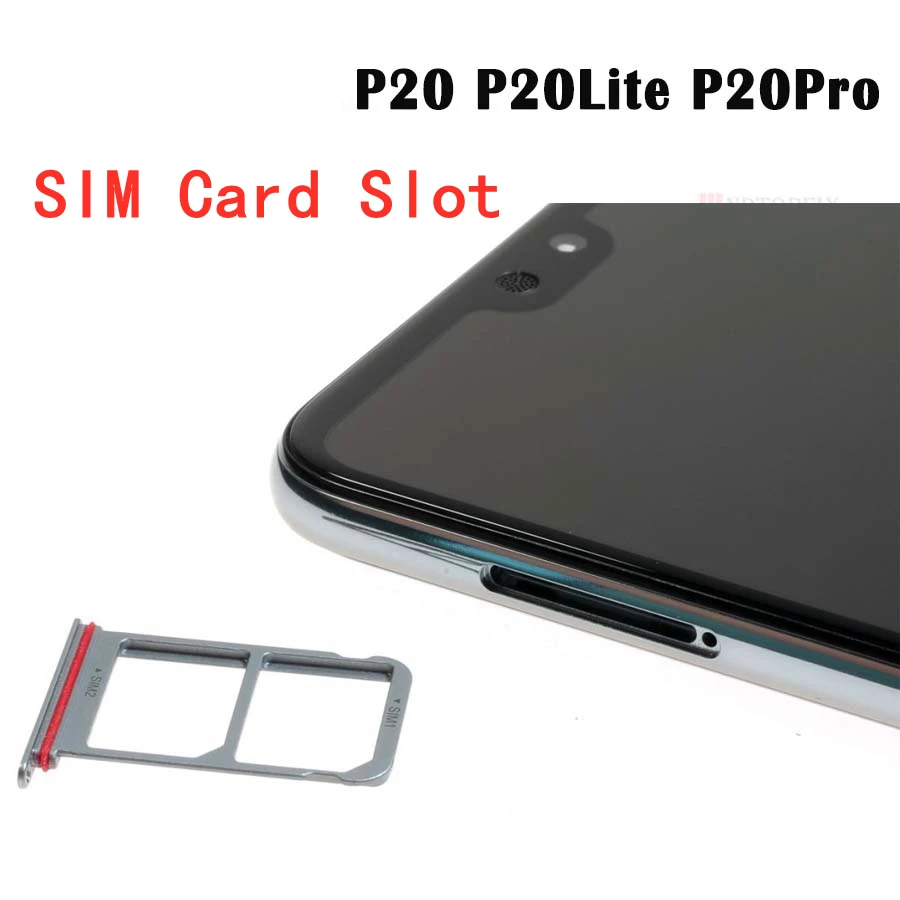 petroleum Steward meditativ For Huawei P20 / P20 Pro / P20 Lite Nano Sim Card Holder Tray Dual SD Card  Slot Replacement Parts|Mobile Phone Housings & Frames| - AliExpress