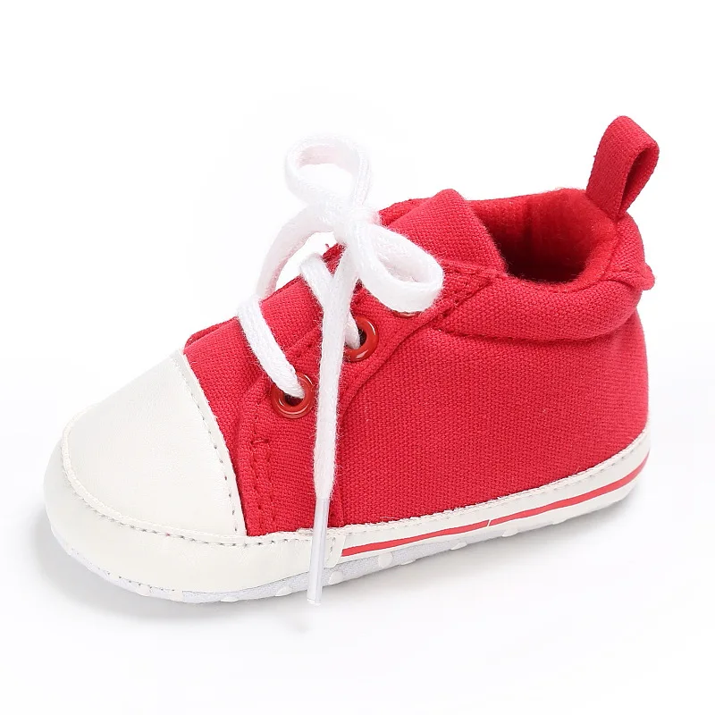 Lace-up Canvas BABY'S Shoes Lace-up Baby Shoes Toddler Shoes