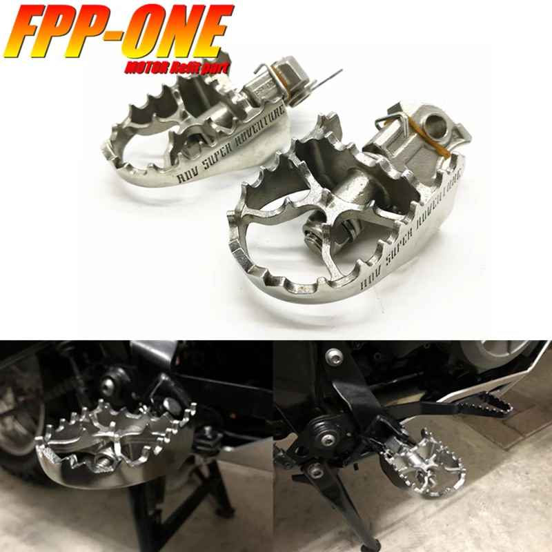 FOR YAMAHA XT660R XT660X XT660Z Motorcycle Accessories Front Footpegs Foot Rest Peg