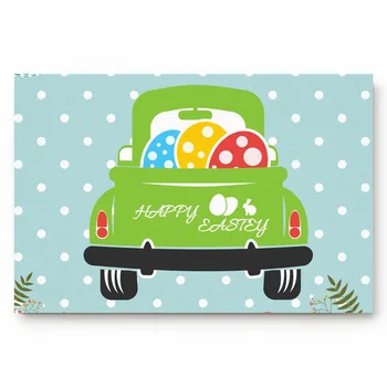 

Easter Green Pick-Up Egg Dot Bath Rugs Non-Slip Doormat Door Mat Bathroom Accessories