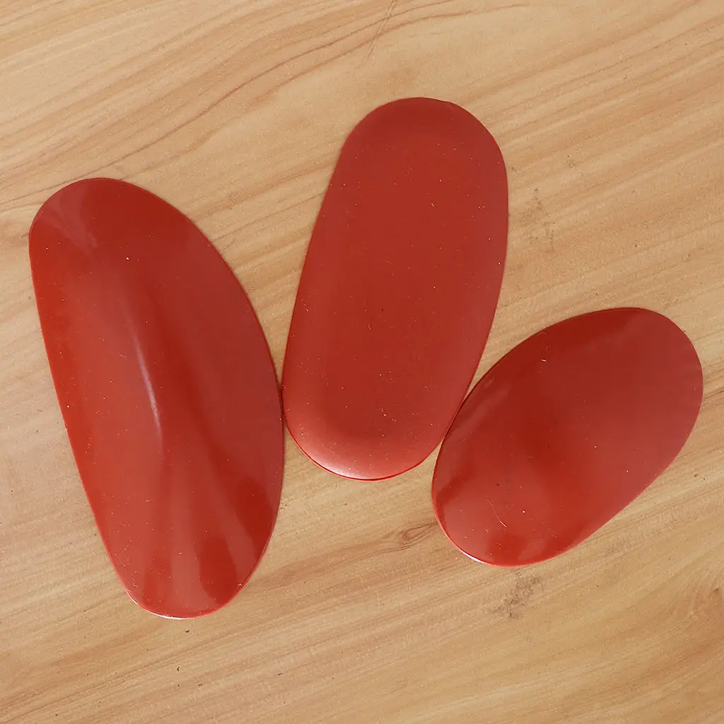 3 Piece Assorted Size Resin Red Scraping Tool for Pottery Clay Ceramics Sculpture Making Tools 3.39-4.84inch | Дом и сад