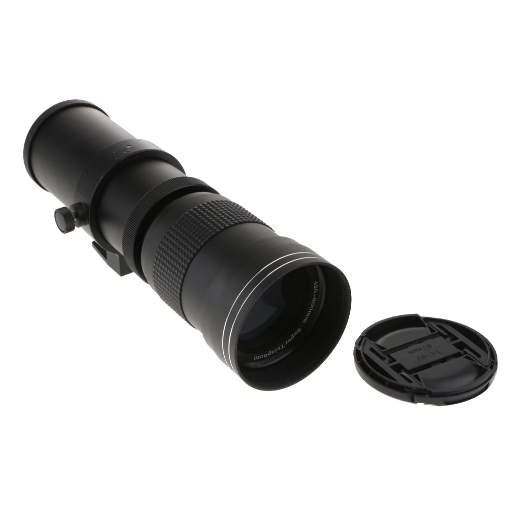 420-800 мм F/8,3 HD супер телеобъектив зум для Canon 80D 77D 70D 60D