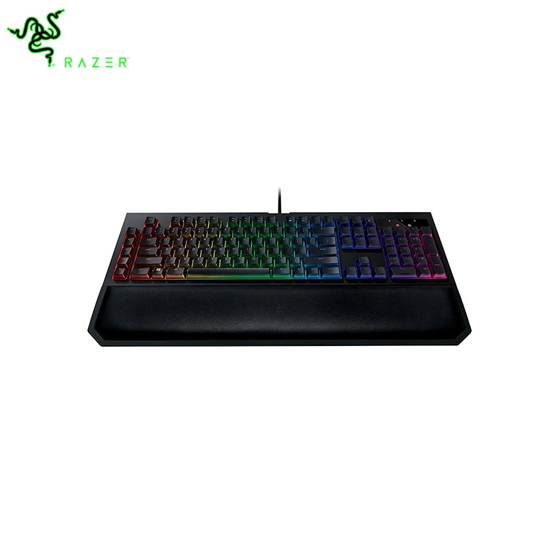 

Razer Blackwidow Chroma V2 Game Keyboards for Laptop Desk RGB Backlight USB 2.1m Wired Mechanical Gaming Keyboard Wrist Support