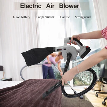 

24V 2000mAh Dual-Use Electric Air Blower Computer Dust Collector Rechargeable Dust Blowing Dust Computer Cleaner Air Blower
