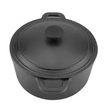 Портативный с антипригарным покрытием чугунная посуда печь открытое Дачное барбекю литого железа Кемпинг кухонная посуда кухонный инструмент