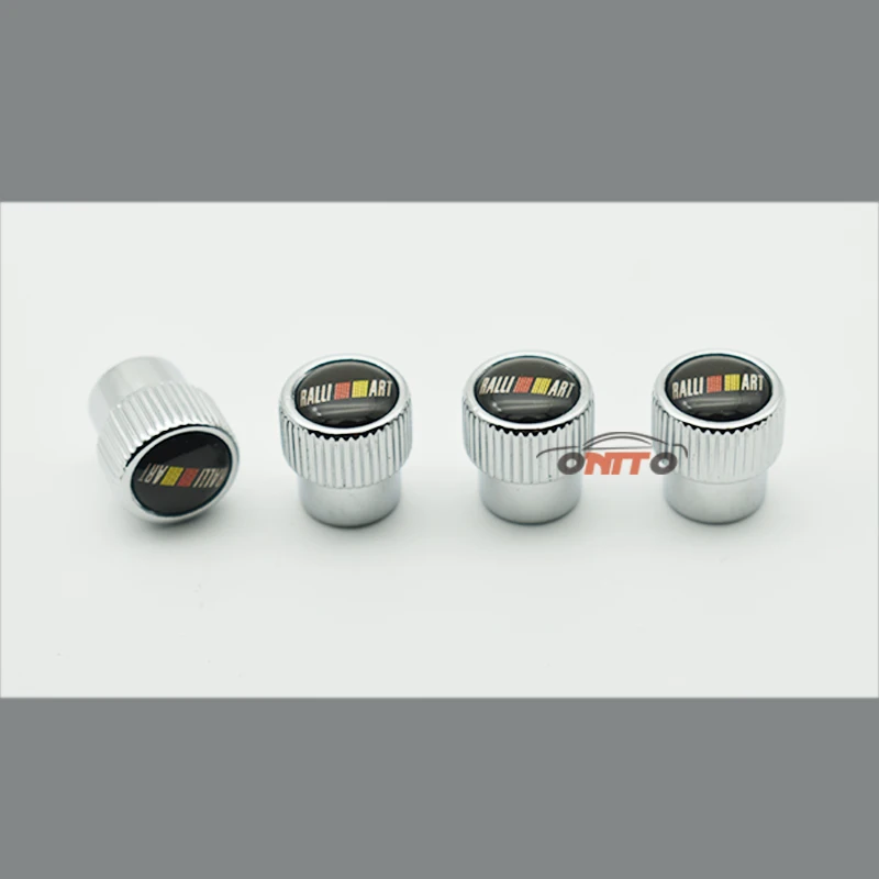 

10set ralliart Car Wheel Tire Valve Cap Motorcycle Auto Metal Tyre Caps Accessories arlli art car styling tire rim wheel cap
