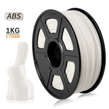 

ABS 1KG 3D Printer Filament 1.75mm -/+ 0.02mm Abs Пластик White Filament Abs Industrial Materials Abrasion And Impact Resistance