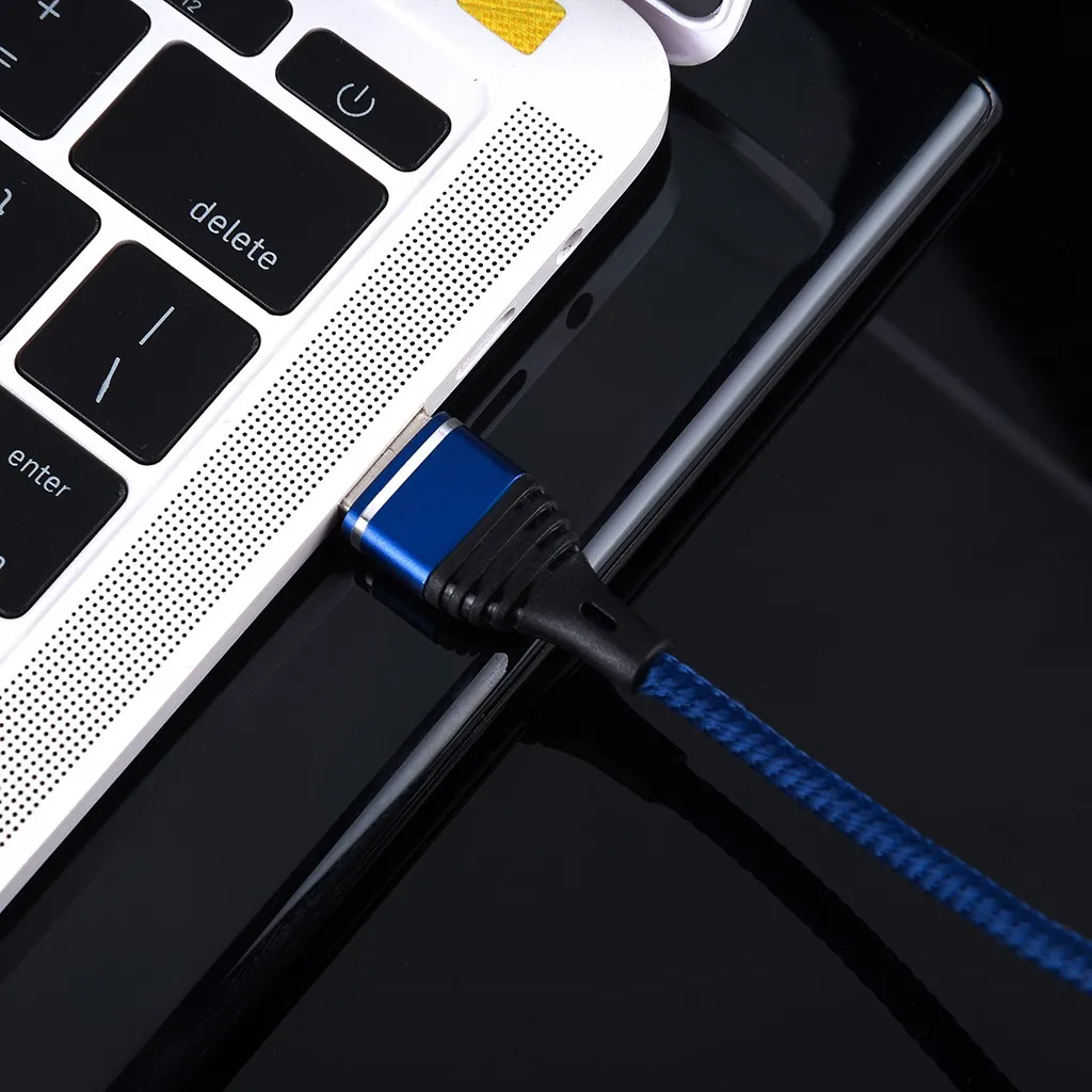 1 м usb type-C автоматический отсекающий кабель для быстрой зарядки из нейлона для huawei зарядный провод для Xiaomi type-C кабель для мобильного телефона samsung