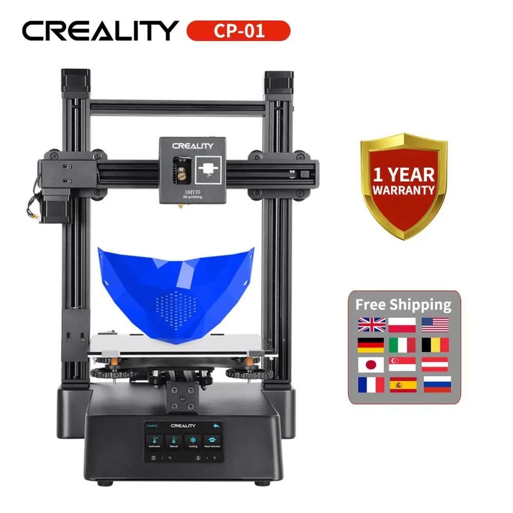 Лазерный Гравировальный принтер CREALITY 3D 3 в 1 с функцией резки CP 01 об/мин|3D принтеры|